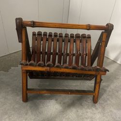 Bamboo Style Magazine Rack 