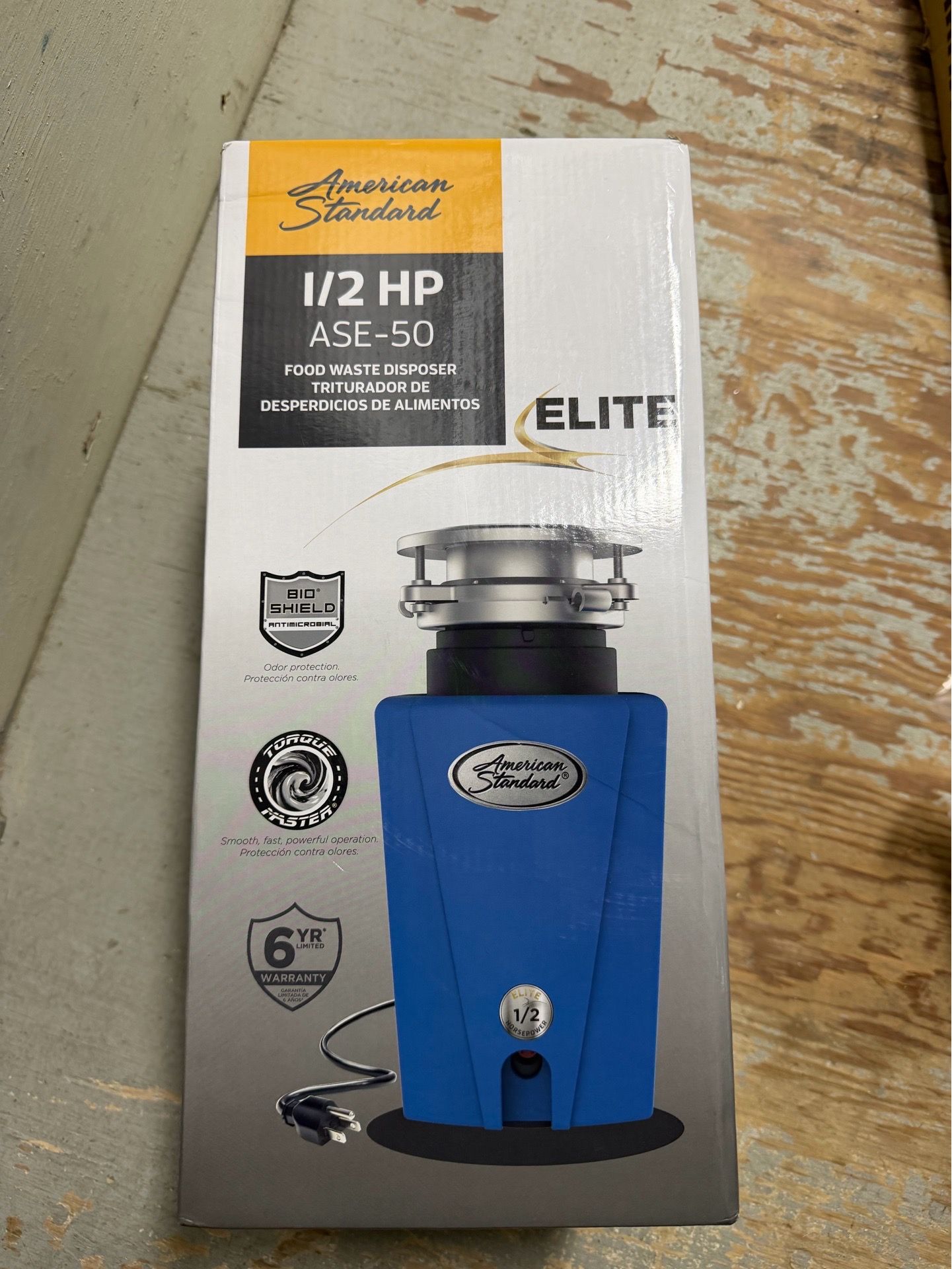 American Standard Elite 1.25 HP Garbage Disposal