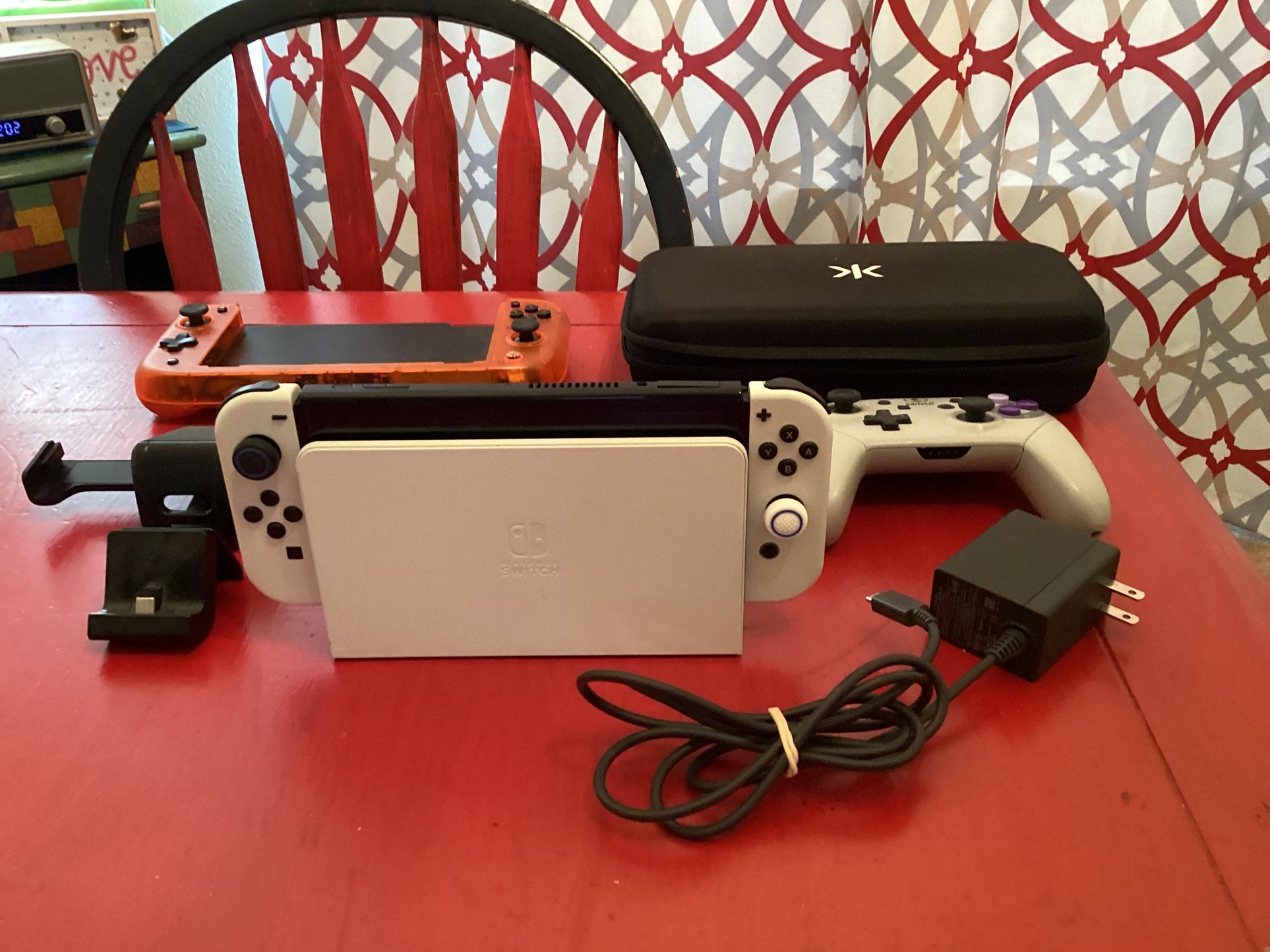 Nintendo Switch OLED Bundle. A lot Here. Please Read