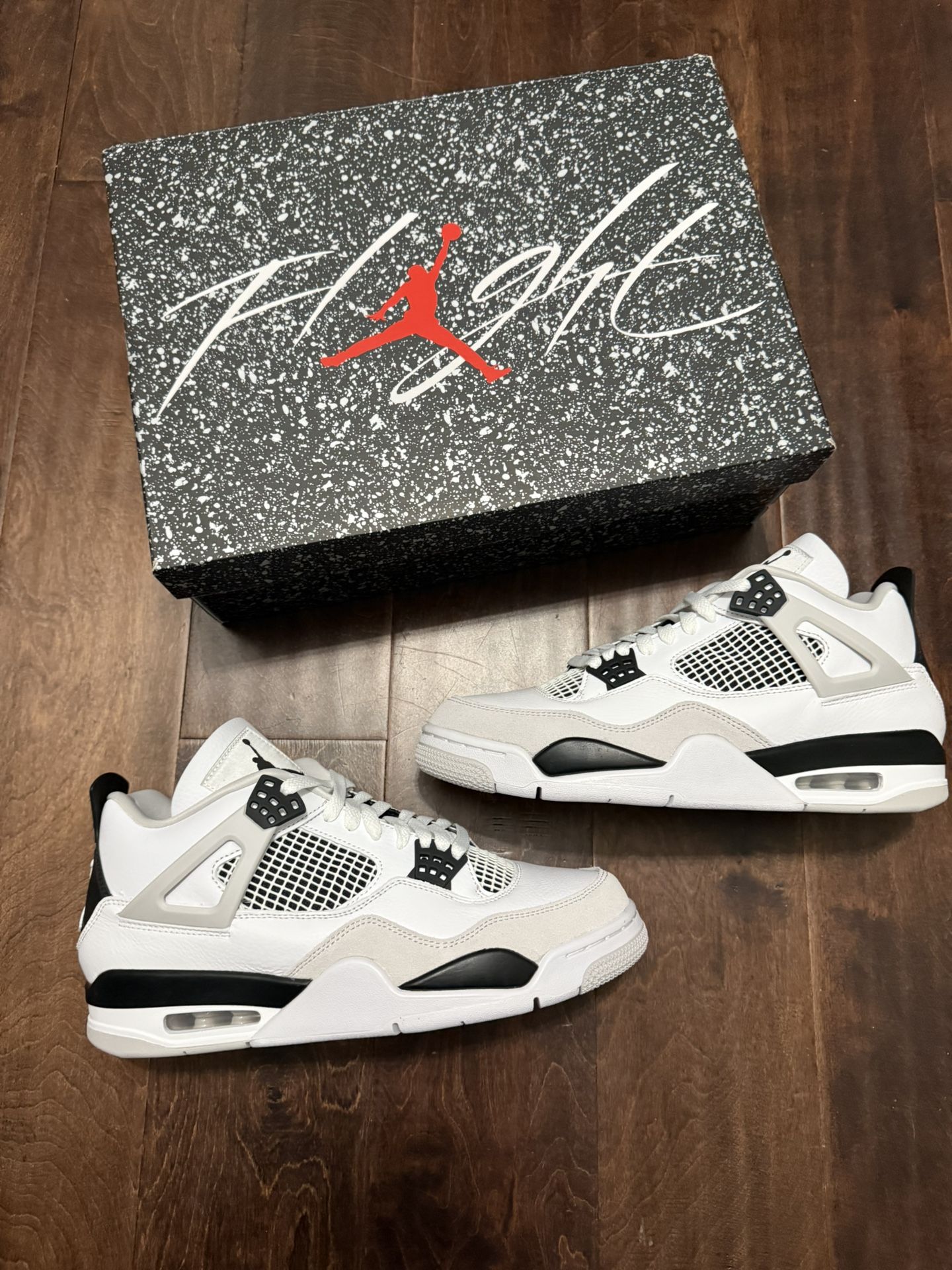 Jordan 4 Retro Military Black Size 10