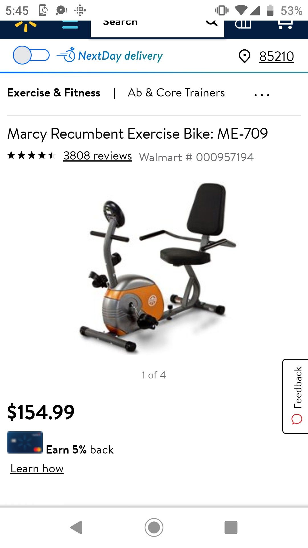 Marcy Exercise Bike