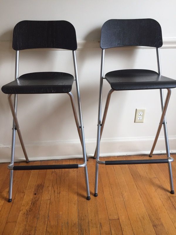 2 Ikea Franklin Bar Stool Foldable For In Buffalo Ny Offerup 2 Ikea Franklin Bar Stool Foldable