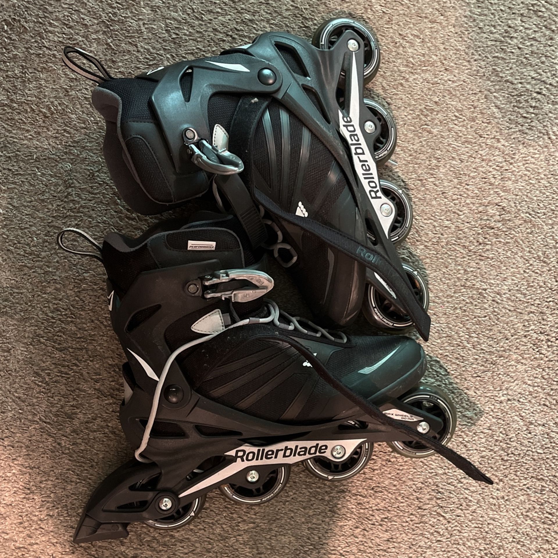 zetrablade roller blades size 10