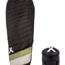 Bear Grylls 15 Degree Sleeping Bag for Adults 3-4 Season, for Cold Weather, Backpacking, Camping, Survival, Hiking, with Compression Sack and Ergonomi