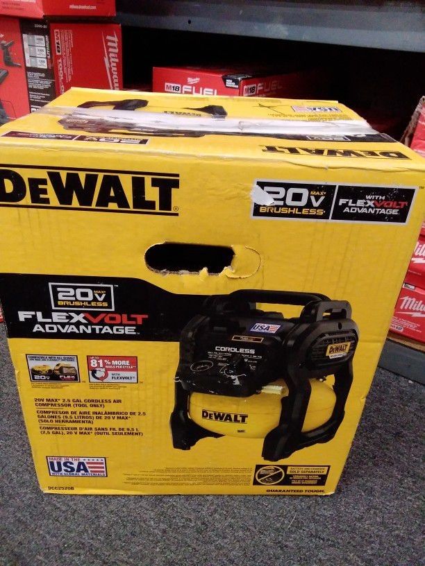 DEWALT 20V MAX GAL CORDLESS Air Compressor Tool Only