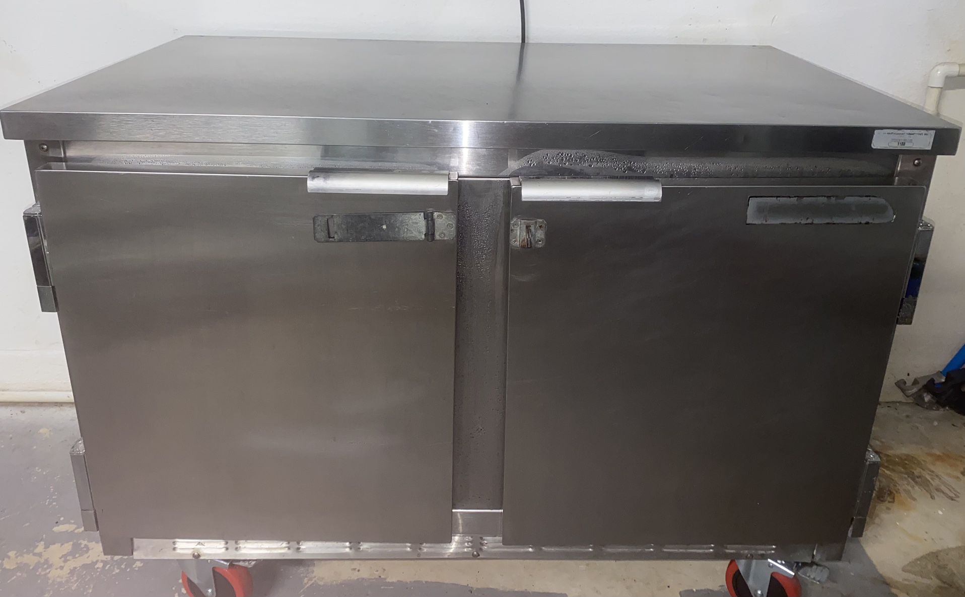 Two Door Under-Counter/Worktop Refrigerator. 