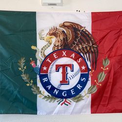 Texas Rangers 3’x5’ Mexican Flag! Awesome Mother's Day Gift! $20