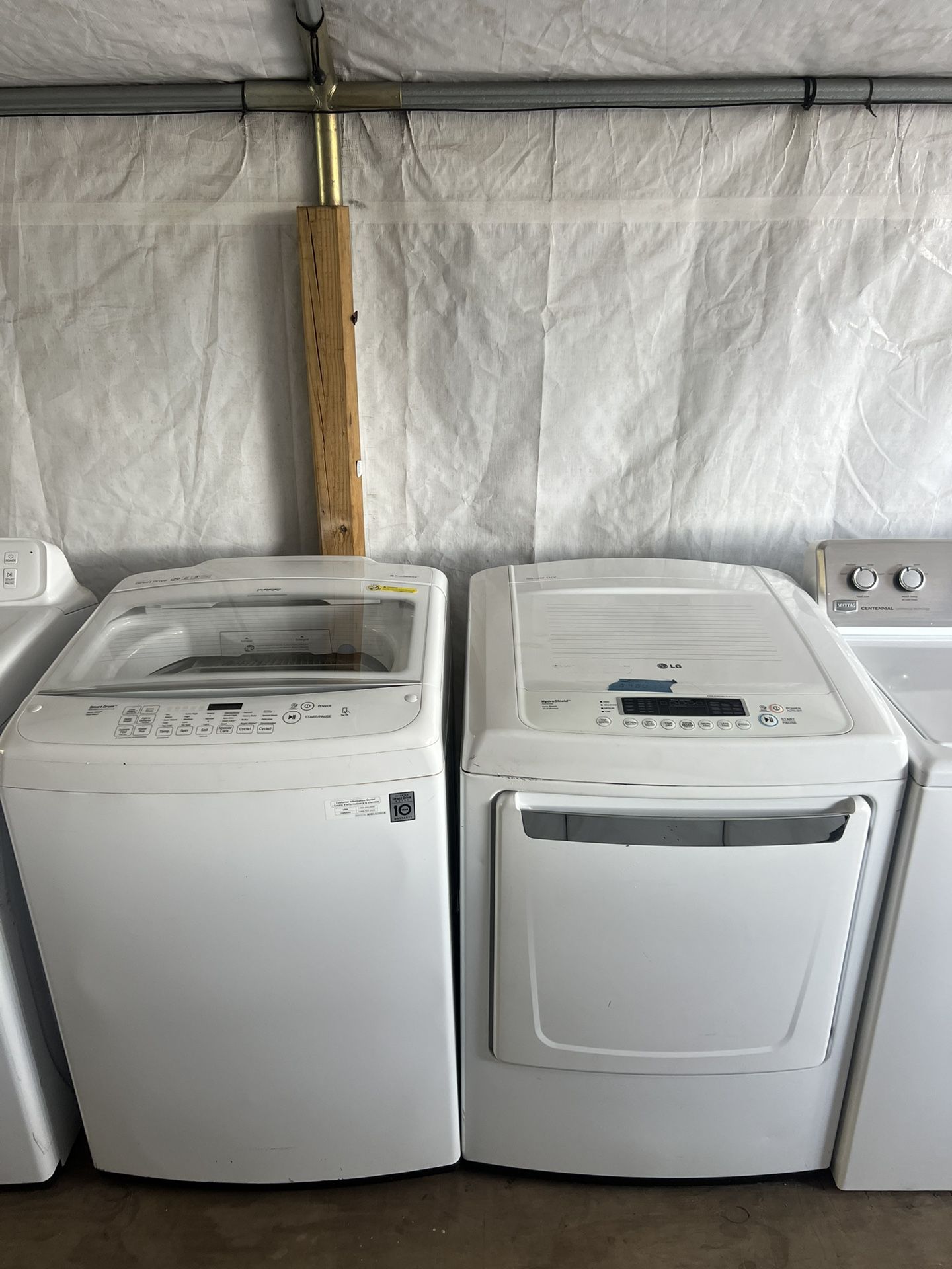 LG Washer&dryer Large Capacity Set   60 day warranty/ Located at:📍5415 Carmack Rd Tampa Fl 33610📍 