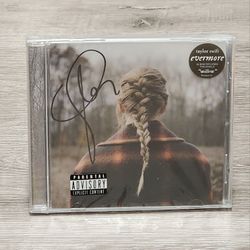 RARE TAYLOR SWIFT EVERMORE SIGNED/CD W/MEXICO DISTRIBUTOR SLEPT ON CD NON US!🔥🎁