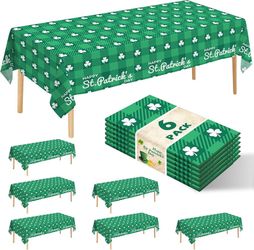 St. Patrick's Day Tablecloths 6-Pack for wholesale