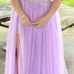 Lilac Prom Dress (by Jovani)