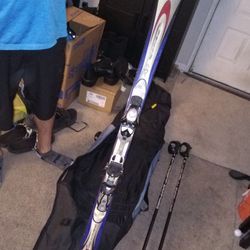 Skis K2 Four r Triaxial Braiding  146cm Scott Poles