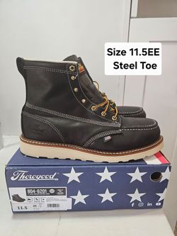 Thorogood Steel Toe Work Boots Size 11.5