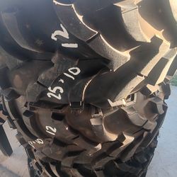 Nearly New Pair Of 2 ATV OHV Tires
