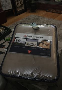 Brand New Ploartec Blanket Brown/Tan Color (Size Full)