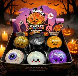 Halloween Glitter Blind Box Squishies