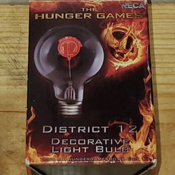 The Hunger Games District 12 Decorative Light Bulb! Never Used!