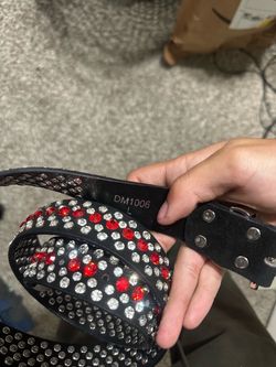 Rhinestone belt