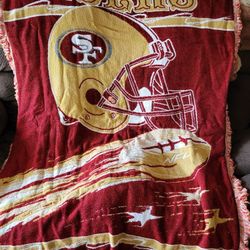49ers Throw Blanket 