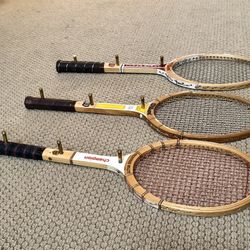 Vintage Tennis Racquet Hat Racks