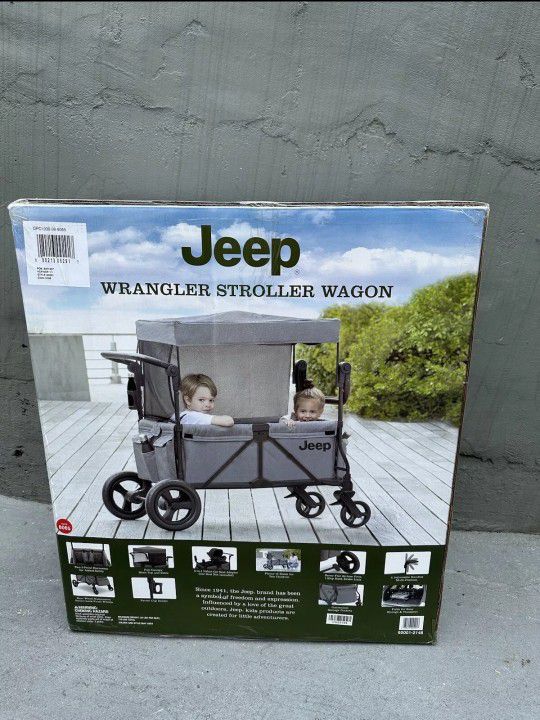 Jeep Wrangler Stroller Wagon with Car Seat Adapter