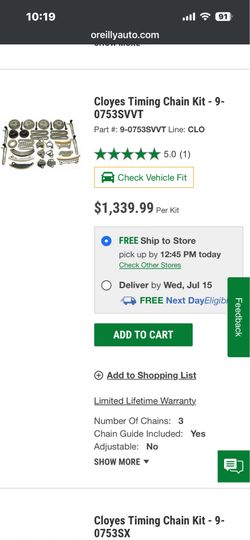 Timing chain kit