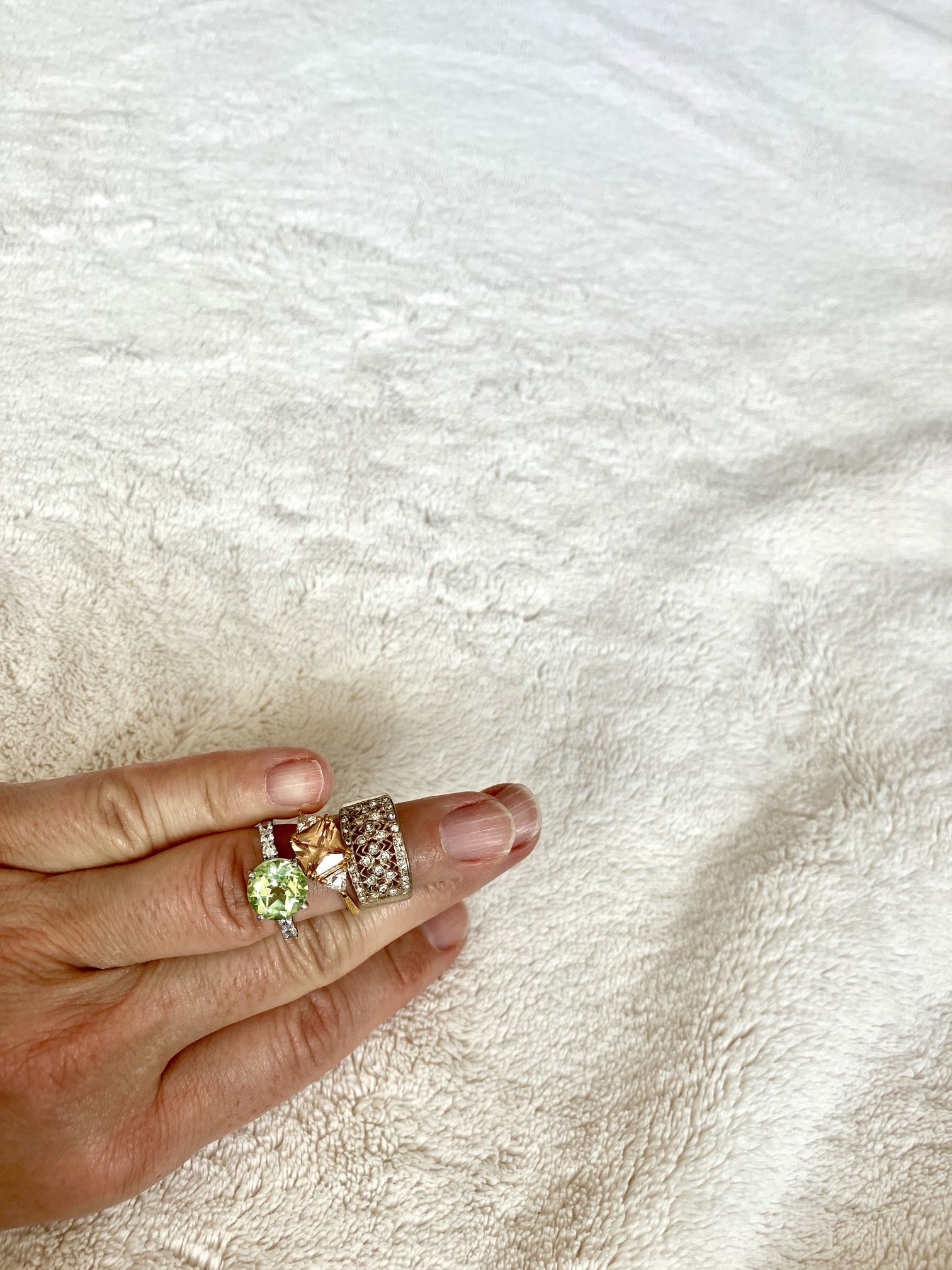 3 Sterling Silver Rings