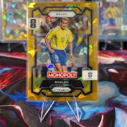 Gold Rivaldo Prizm Monopoly World Cup 