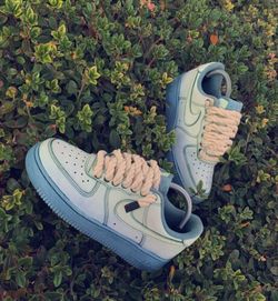 Custom Dyed Rope Laced AF1 Any Color