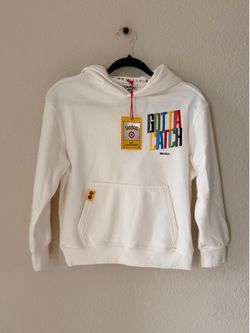 Pokémon x Target Kids’ Trainer Hoodie Sweatshirt – White “Gotta Catch ’Em All” – Size M