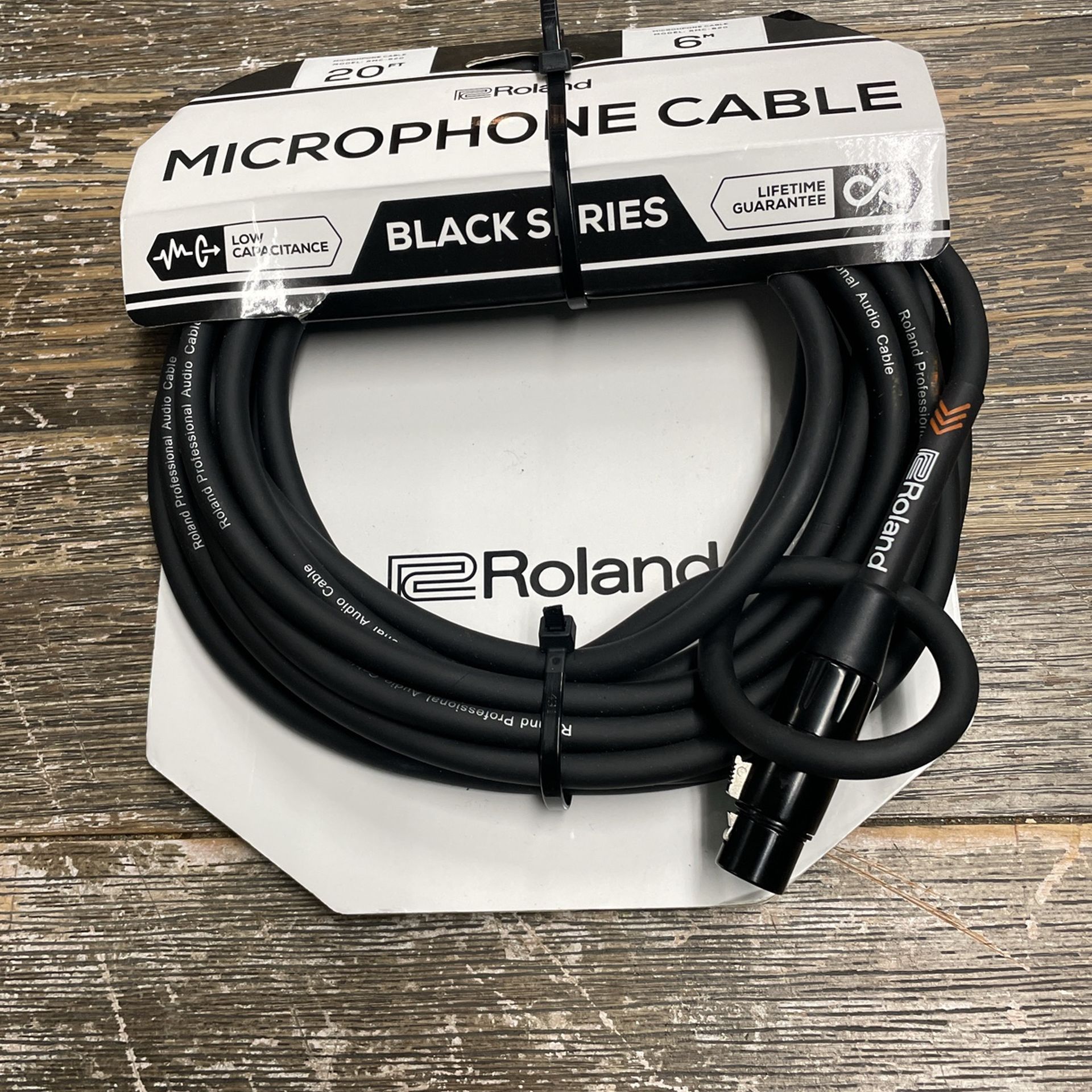 Microphone Cable 20 Feet Roland $25