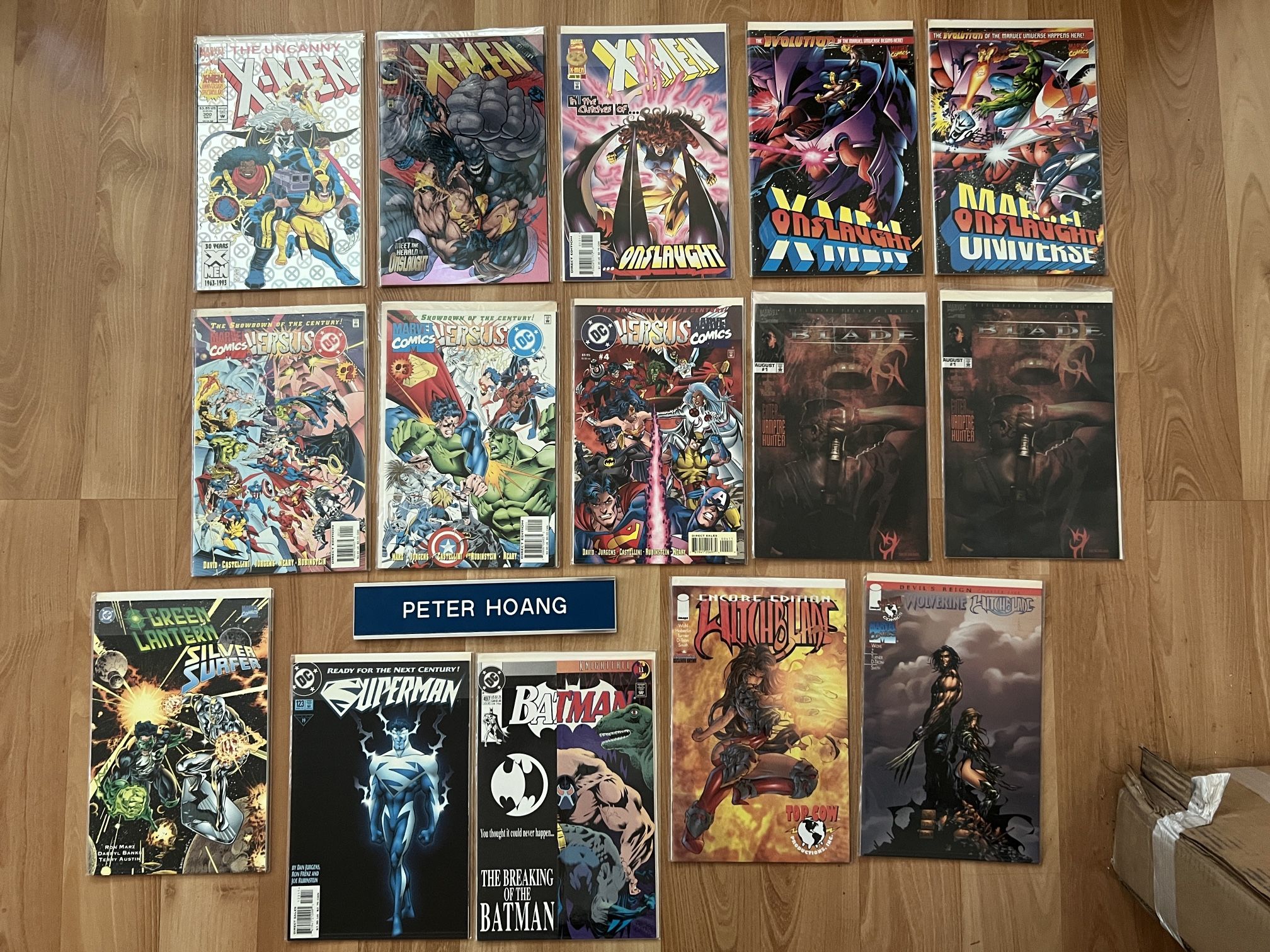 Marvel X-Men and DC Comic Books