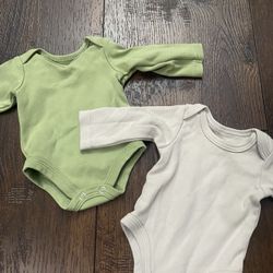 Set Of 2 Boys Or Girls Preemie Long Sleeve Shirts #20