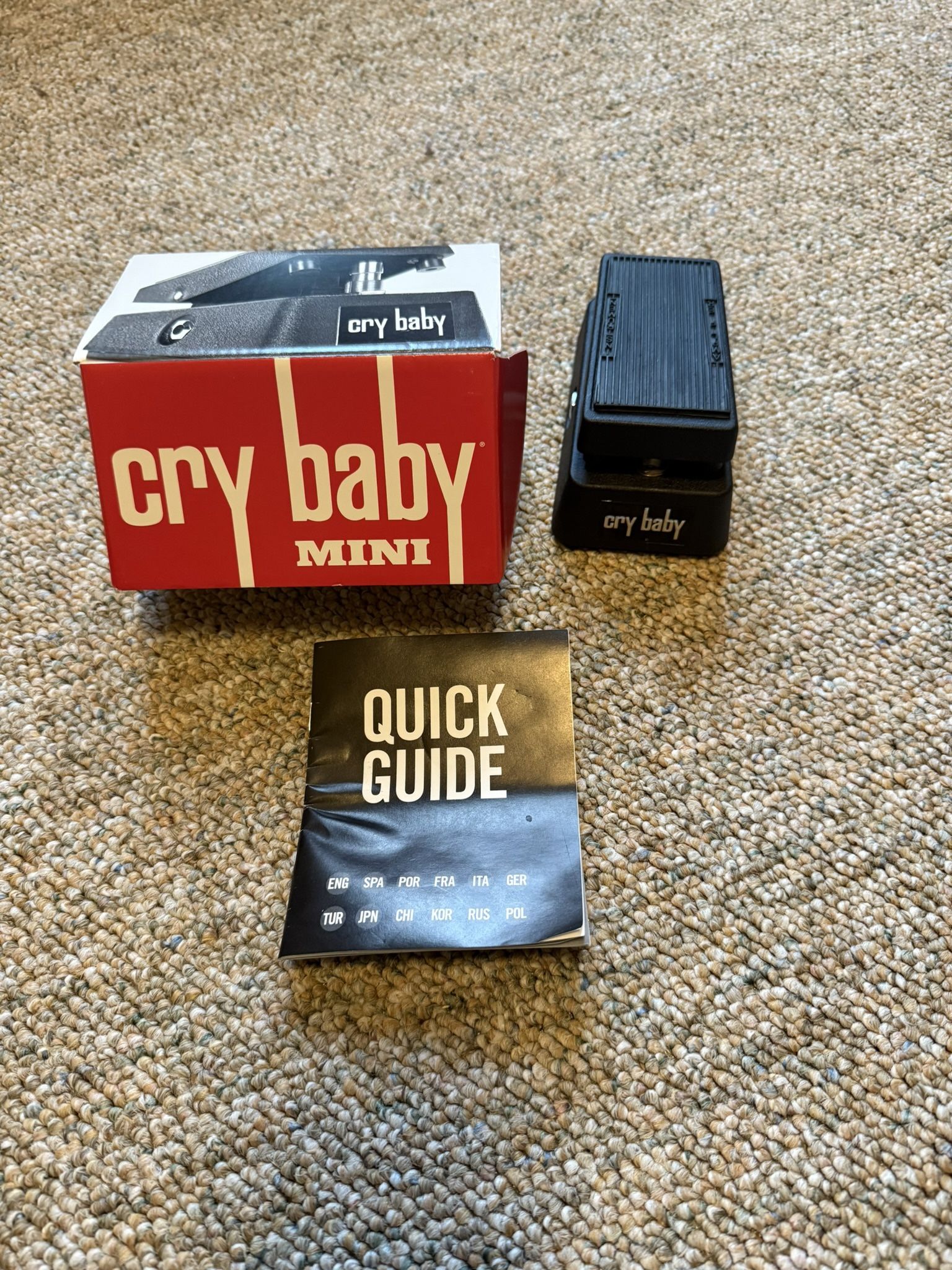 Dunlop CBM95 Cry Baby Mini Wah 2015 - Present - Black