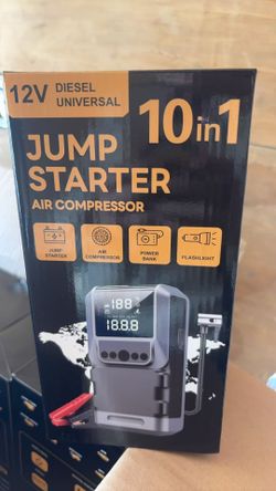 Car Jump Starter, Jump Starter Power Pack Portable, 12V Car Battery Booster Jump Starter, 2500A 4-in-1Jump Starter Power Bank, 10000mAh Car Battery Ch