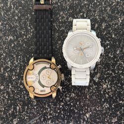2 Diesel Watches 