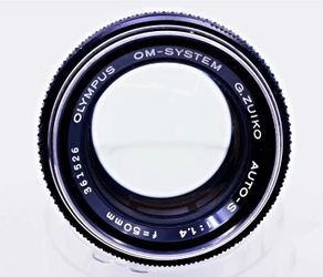 Olympus Zuiko  50mm. F1.4