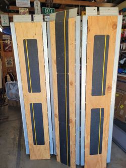 Triple folding atv ramp