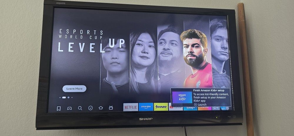 40 inch Flat Screen TV w/ Amazon Firestick - $40