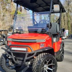 2025 Denago Nomad XL 4-Passenger Lifted 48-Volt Lithium Golf Cart