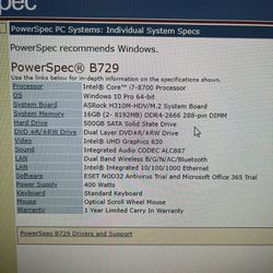 Powespec B729 Desktop Computer
