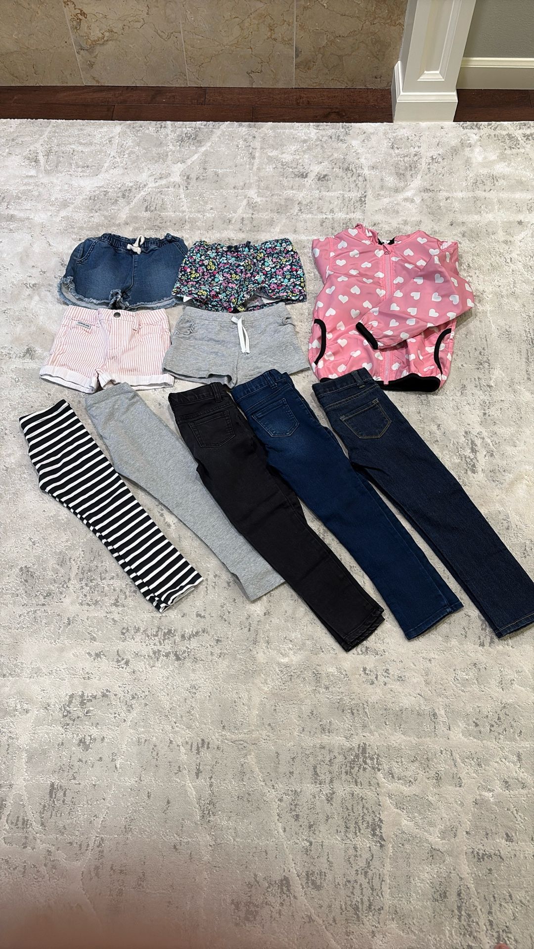 Girls 5T Pants And Rain Jacket For $20 Or Best Offer!