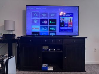 Large TV Stand / Entertainment Center – Great Condition – Must Sell ASAP 📺✨