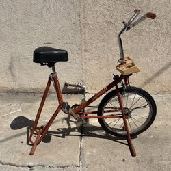 Vintage retro exercise stationary bike