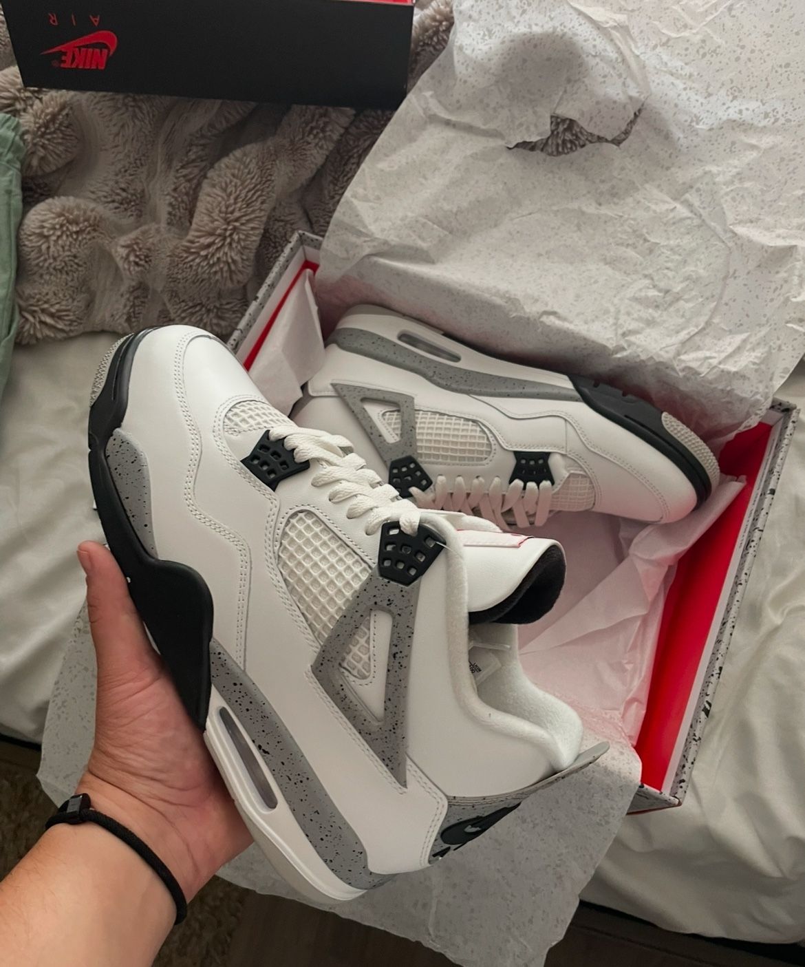 Jordan 4 White Cement Size 10M