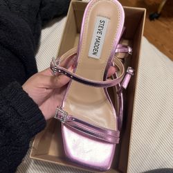 Steve Madden Pink Heel Sandals 