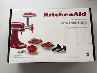 KitchenAid - Metal Food Grinder Attachment - Metal