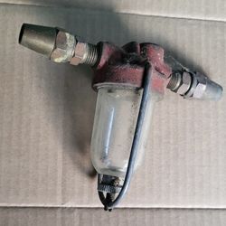 Vintage Glass Bowel Fuel Sediment Filter