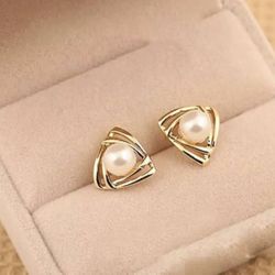 New Women’s Girls Pearl Earrings Jewelry Gift 