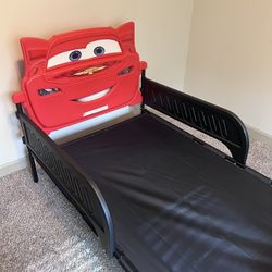 Kids Cars Bed - Barely Used 